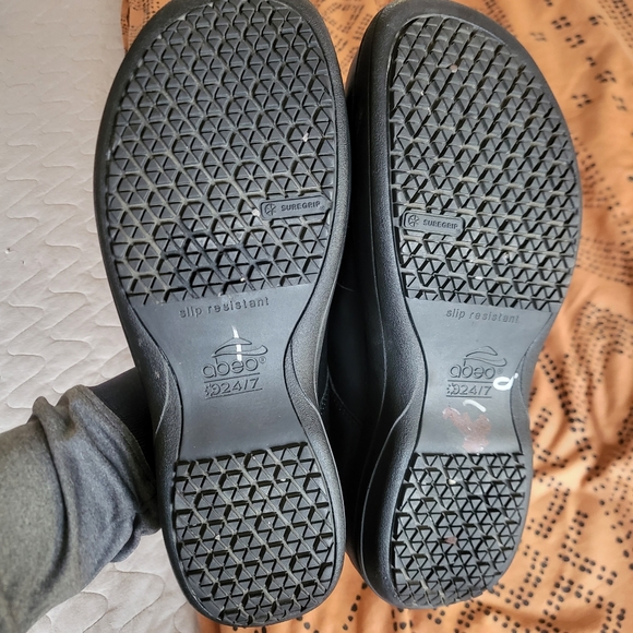 Abeo Black Leather Mules - Picture 12 of 15